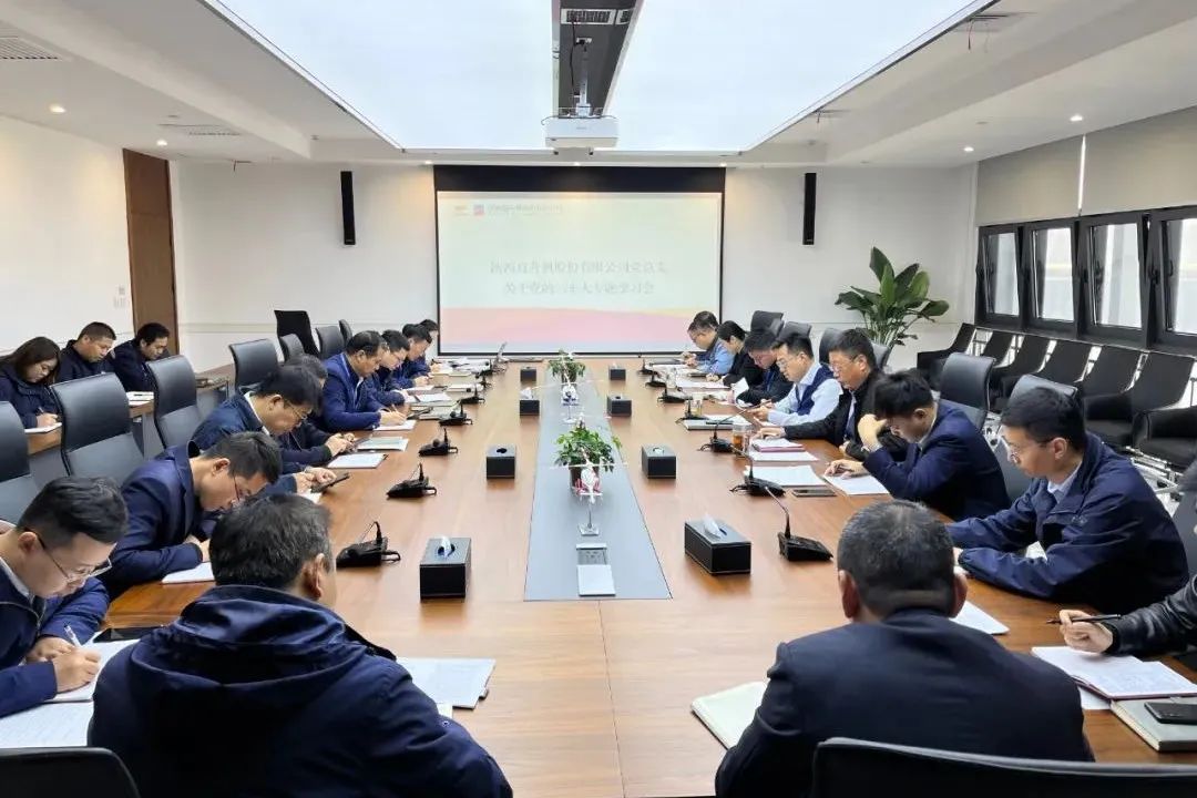 陜直股份、秦漢通航傳達學習貫徹黨的二十大精神